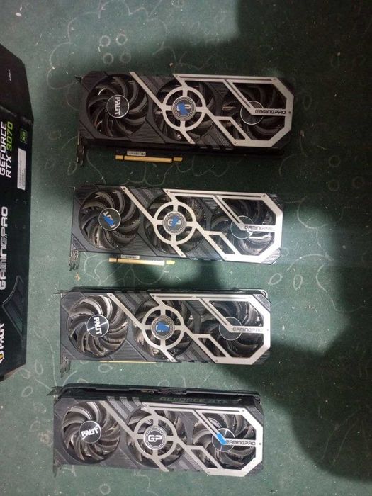 Видеокарты Palit RTX 3070 Gaming Pro.