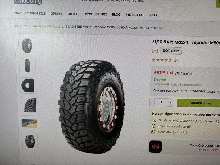 Maxxis Trepador 31x10,5r15