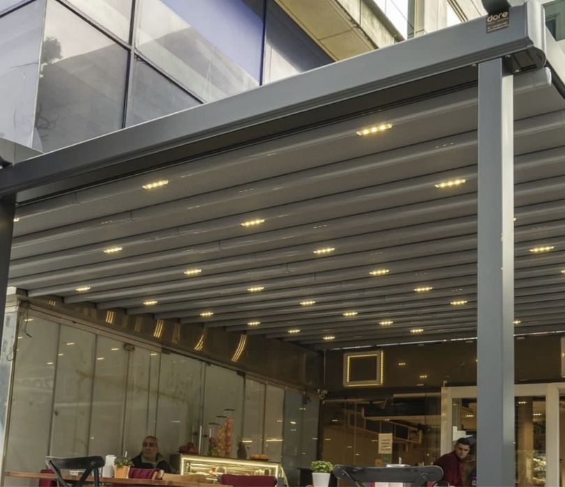 Pergola PRET PRODUCATOR retractabila bioclimatica