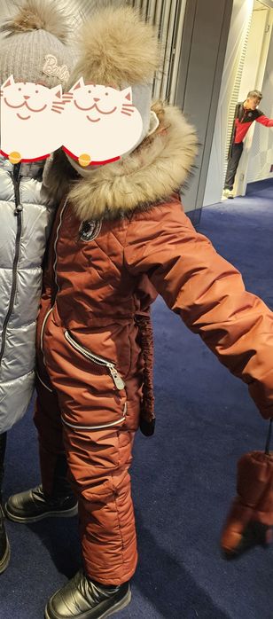 Зимний комбинезон на девочку мальчика