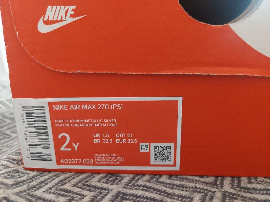 Маратонки NIKE AIR MAX 270