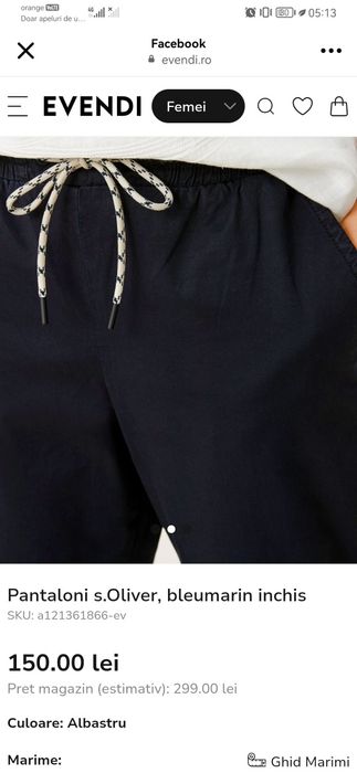 Pantaloni s. Oliver mărime M