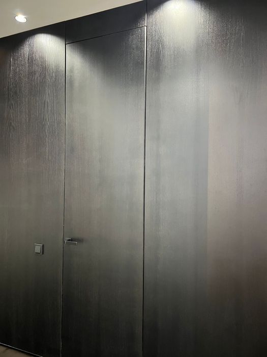 Скрытые двери с алюминиевой кромкой