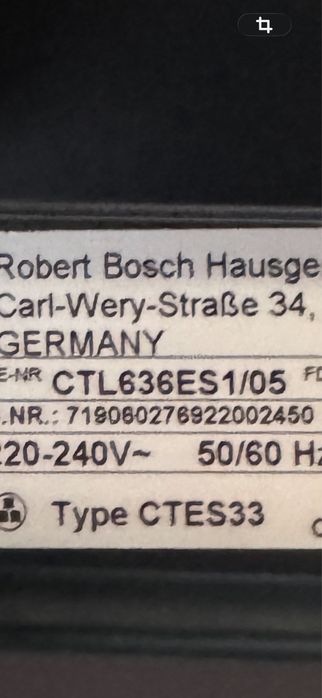 Vand espressor Bosch incorporabil CTL636ES1