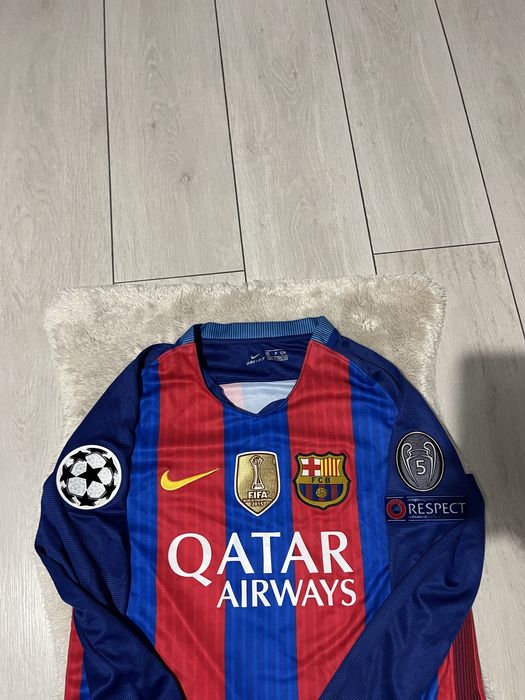 Tricou barcelona longsleeve 2016/2017  home kit neymar jr