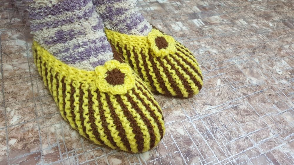 Разные следики ручной вязки