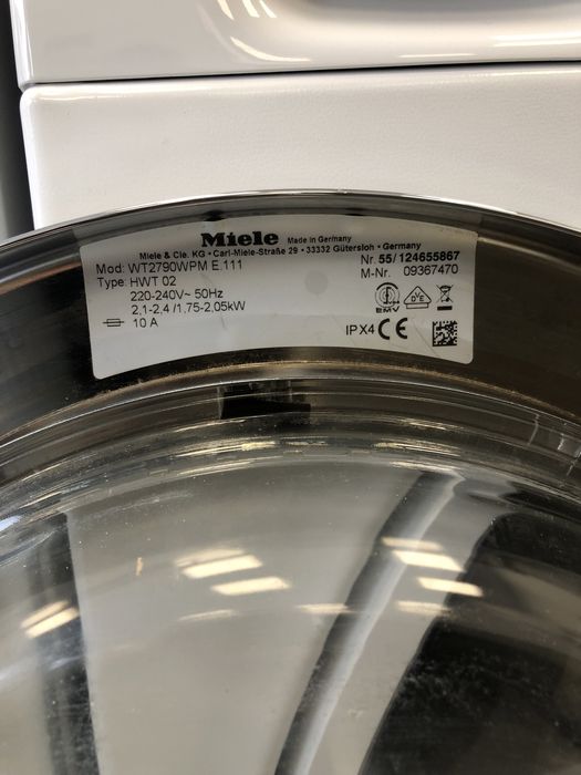 Пералня със сушилна Miele WT 2790WPM