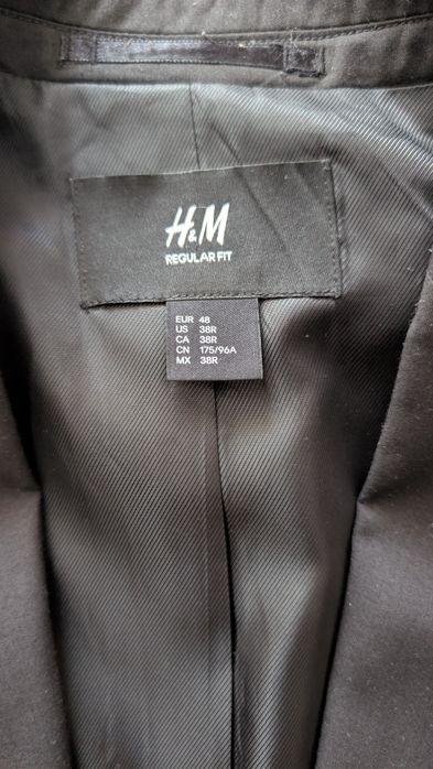 Sacou negru H&M mărime 48/M