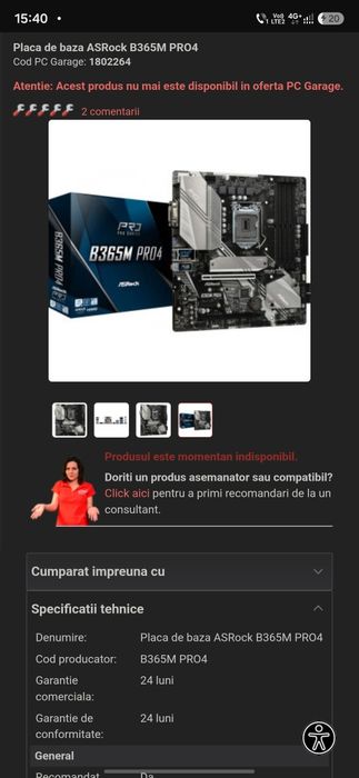 Kit Gaming Intel i9-9900 + Placă de bază B365M + Cooler Master Hyper 212 LED