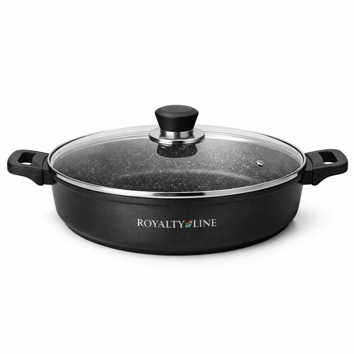 Oala joasa din aluminiu turnat cu capac 34 cm Royalty Line