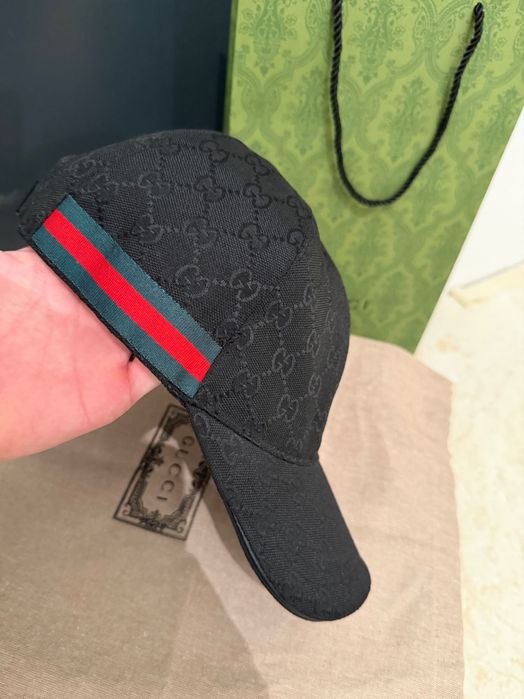 Sapca originala Gucci neagra nouă cu factura
