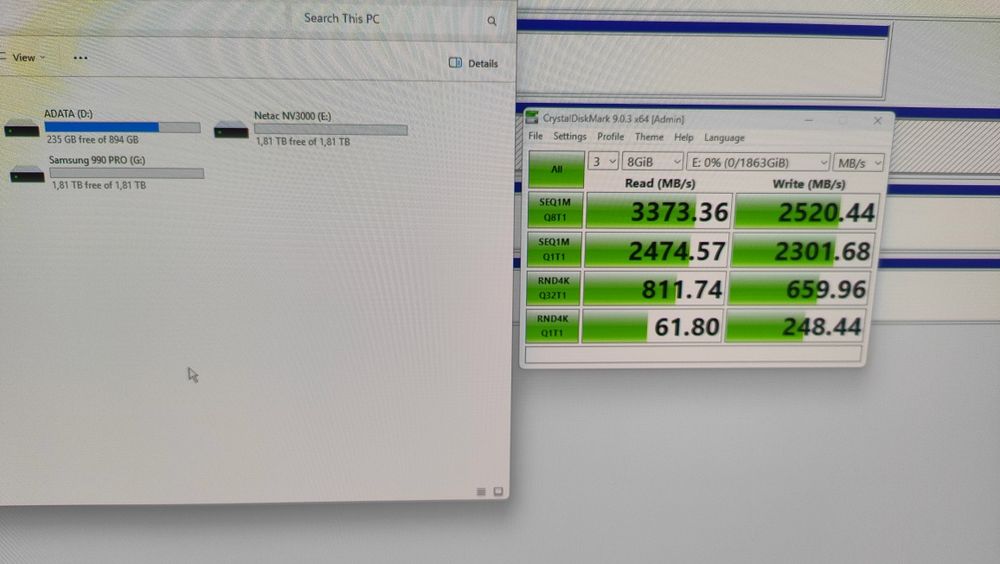 Ssd M2 nvme 2tb și de 1tb sata ssd