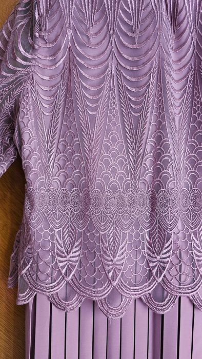 Rochie NOUĂ de ocazie, cu dantelă, mărimea 46