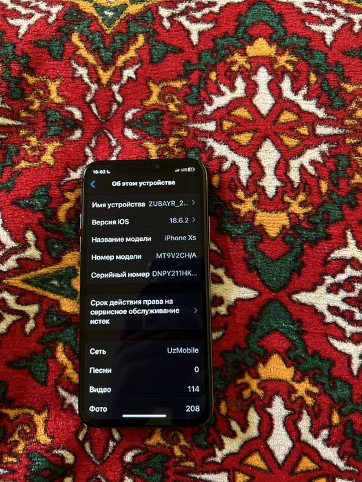 Iphone xs  sastayanisi chotki ishlashiga aybi yoq