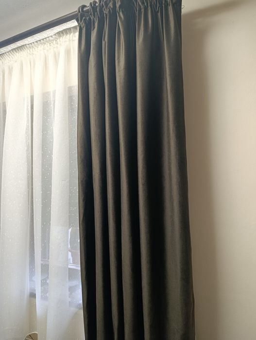 Draperii catifea wenge