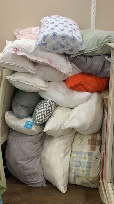 Одеяло махровое и подушки