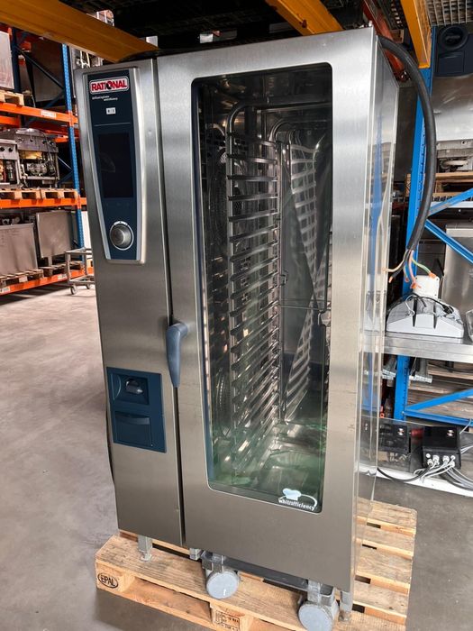 Готварски Конвектомат Rational/Рационал SCC WE 201 20 тави с количка!
