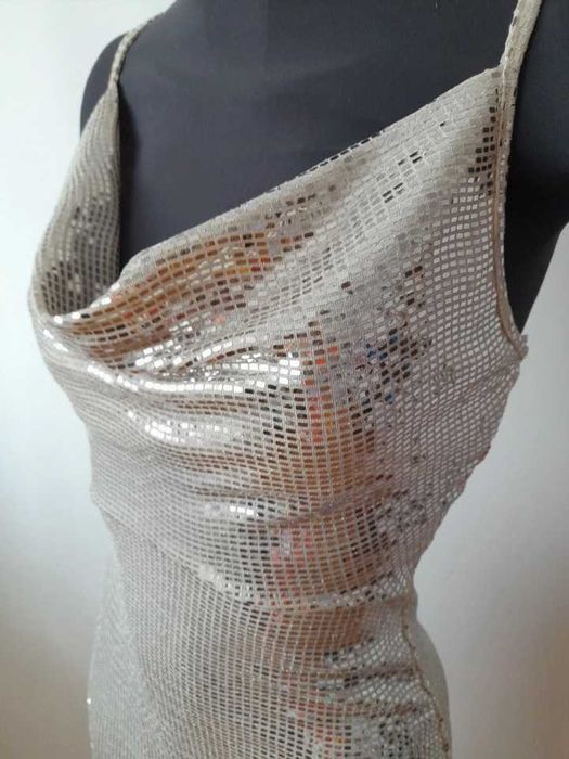 Rochie de ocazie argintie