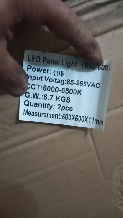 Led panou V-Tac / Senzori mișcare 360°