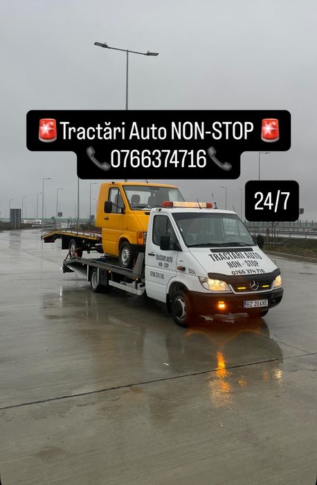 Tractări Auto NON-STOP 24/7 Autostrada A7 Buzau-Ploiesti-Focsani