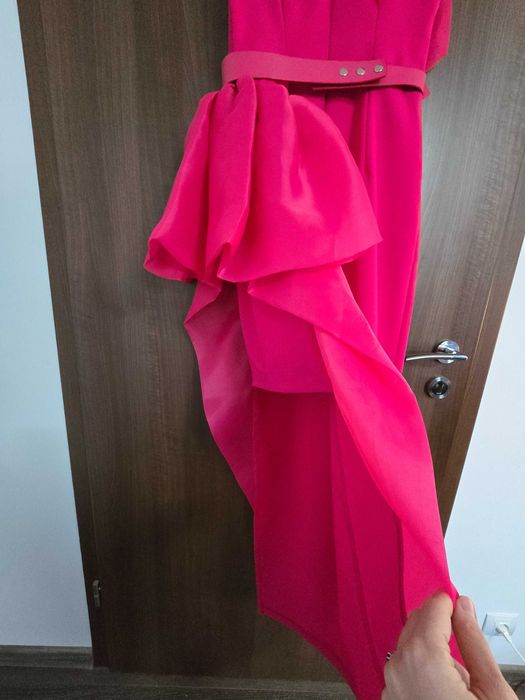 Rochie lunga de ocazie,roz, Anca's