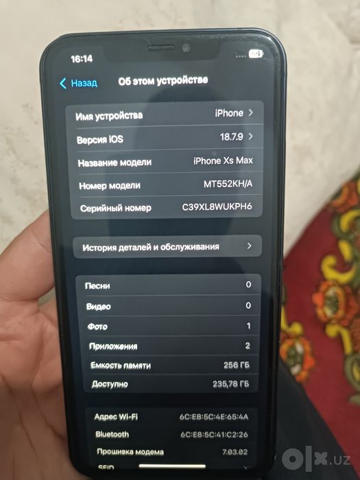 Iphone xs max 256 talik iphone 17 koʻrinish qilingan pul juda zarur
