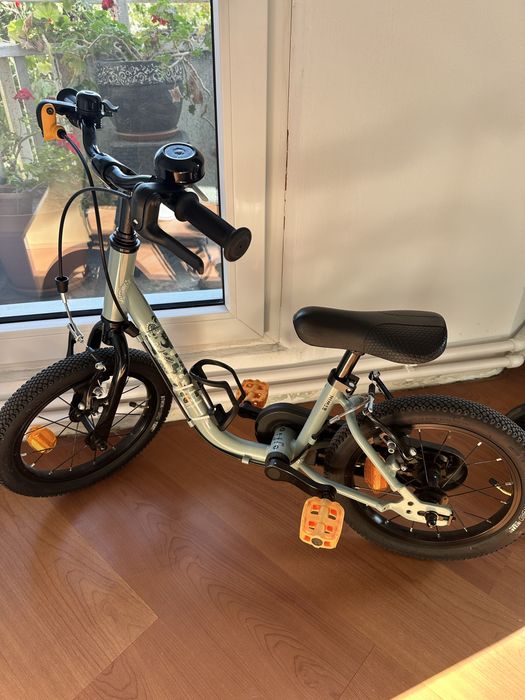 Bicicletă pentru copii BTWIN 2 în 1 Discover 900 de 14 inch