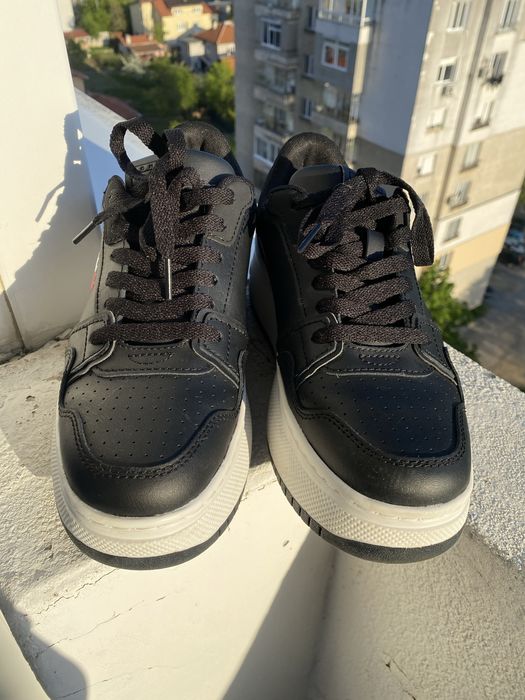 Кожени маратонки Tommy Jeans TJW retro basket flatform