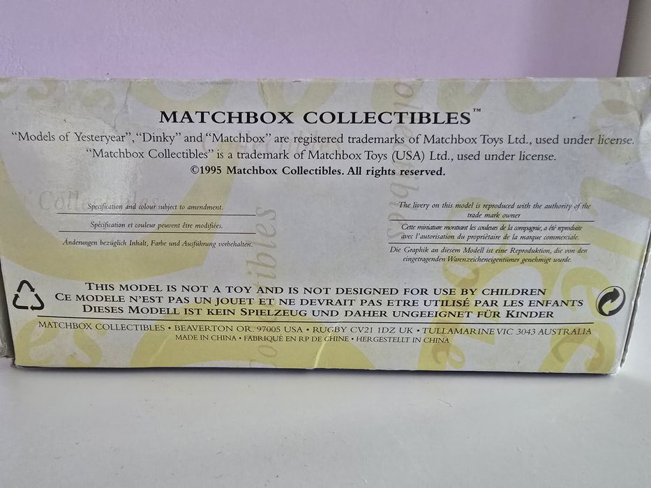 Macheta Matchbox Yas-12M an 1995