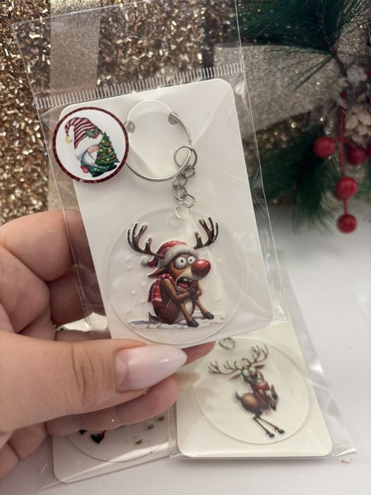 Коледни ключодържатели