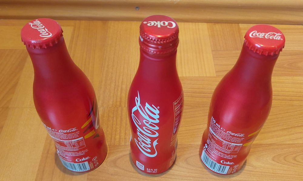 COCA-COLA EURO 2016 - 3 sticle sigilate - Editie limitata ! RARE !