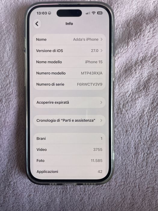 Vand iphone 15 128 gb stare baterie 77%