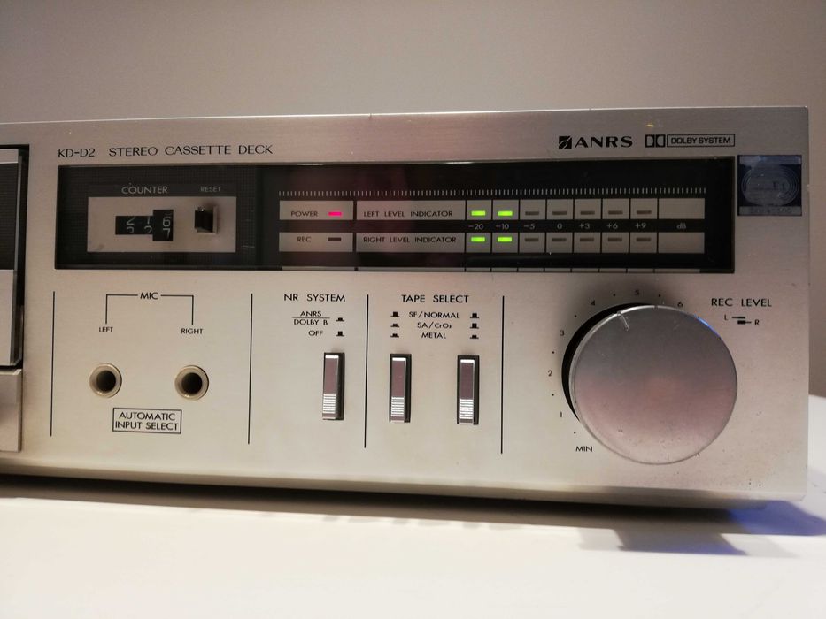 Stereo Cassette Deck JVC model KD-D2E - Impecabil/Vintage/Japan