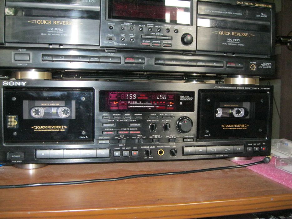 SONY stereo cassette deck TC - WR 870