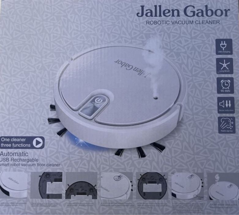 Робот пылесос Jallen Gabor янги оптом в розницу янги (новый)