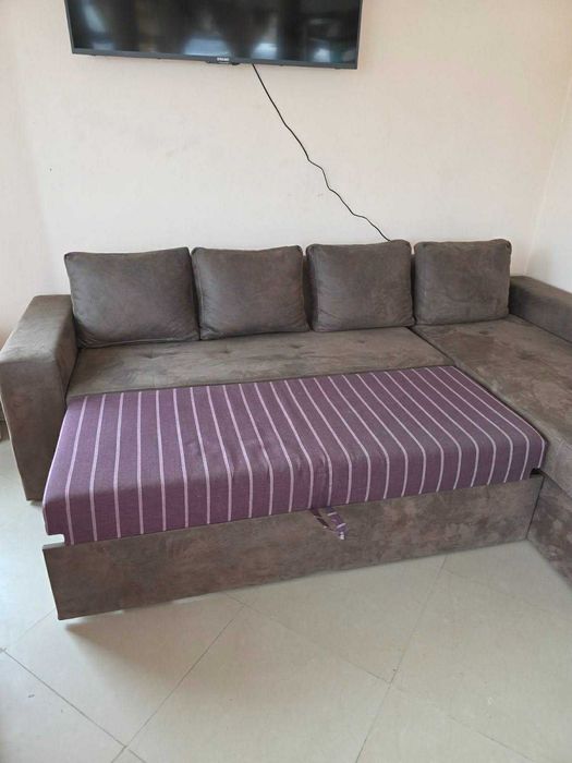 Разтегателен Ъглов Диван
