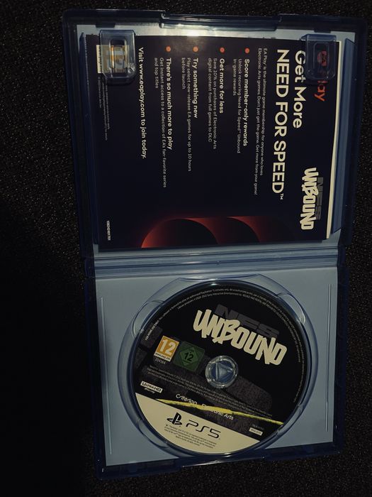Отличный диск для sony playstation NFS Unbound