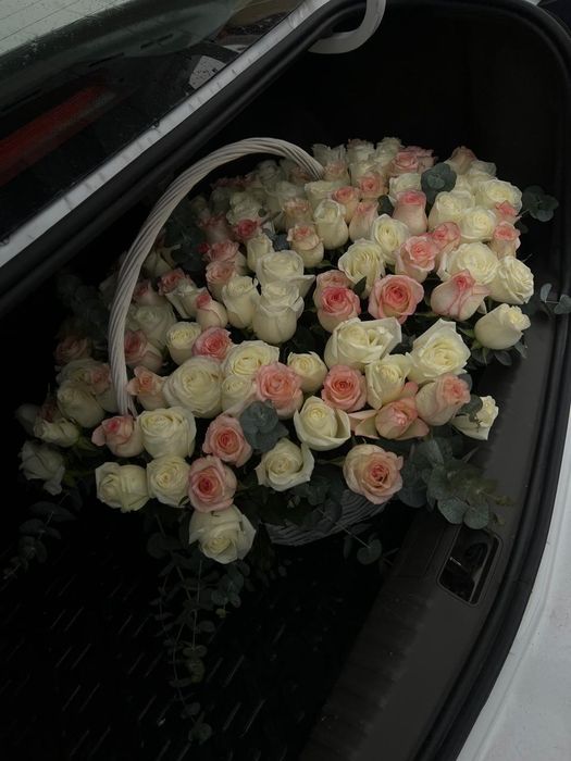 Цветы, Букеты 151 шт розы