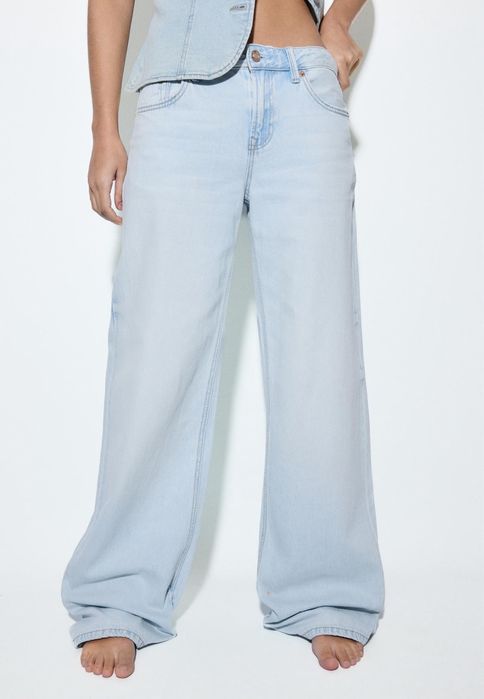 Продам широкие джинсы Stradivarius wide leg