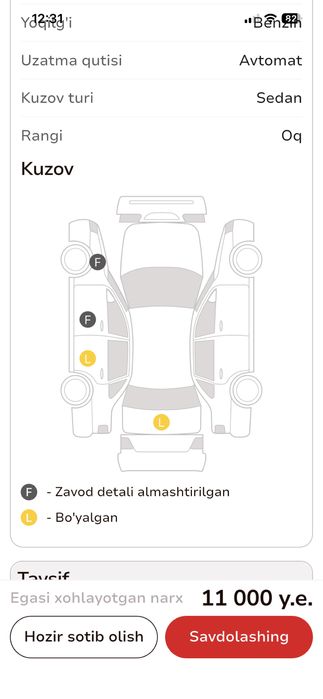 Chevrolet Onix oq