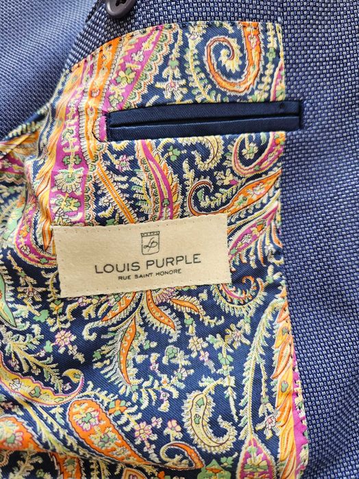 Sacou Louis Purple matase si lana