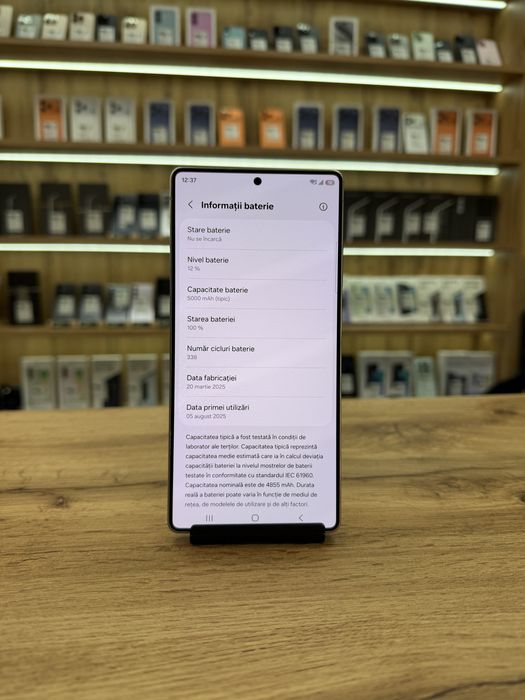 ‼️ Samsung S25 Ultra 256Gb Black - Sanatate bat.100% - Garantie 12 luni