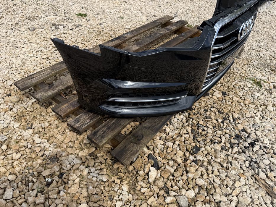 Предна Броня ОРИГИНАЛ Audi A6 C7 4G / S-Line / 2017г. Ауди А6 Ц7