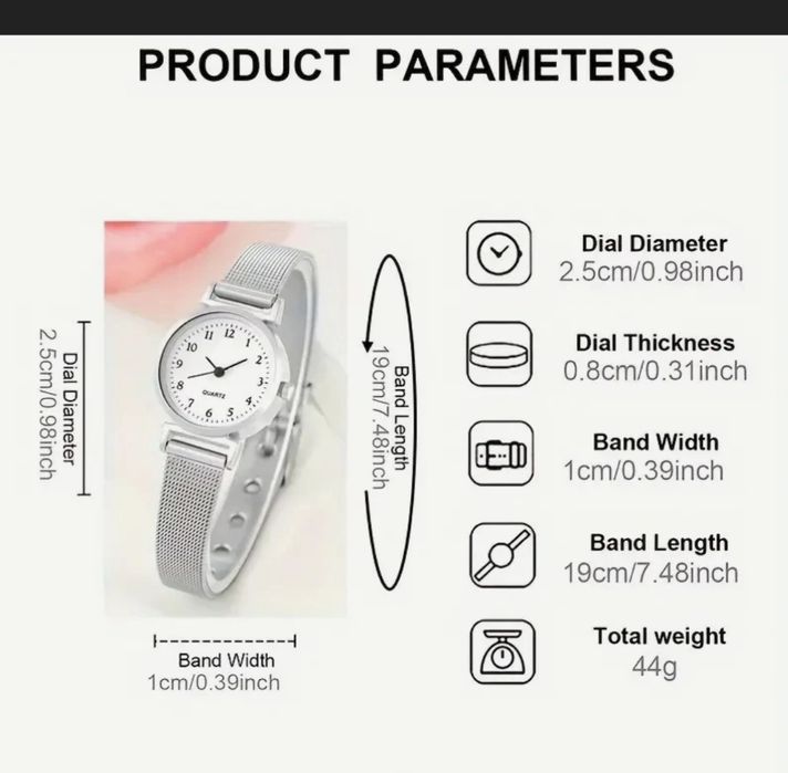 Bejirim ayollar uchun soat