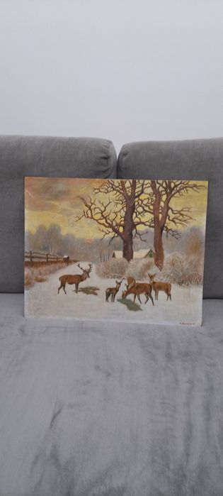 Tablou Pictura Peisaj de Iarna