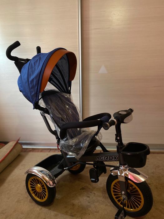 Коляска ведосипед детская