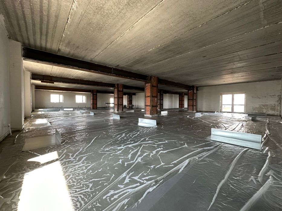 Стяжка полусухая, стяжка для склада.