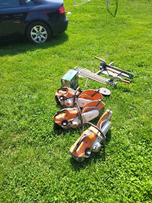 Stihl 410 pentru tăiat asfalt