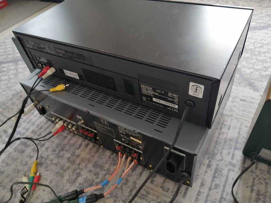 Audio vintage deck Denon + boxe Summit