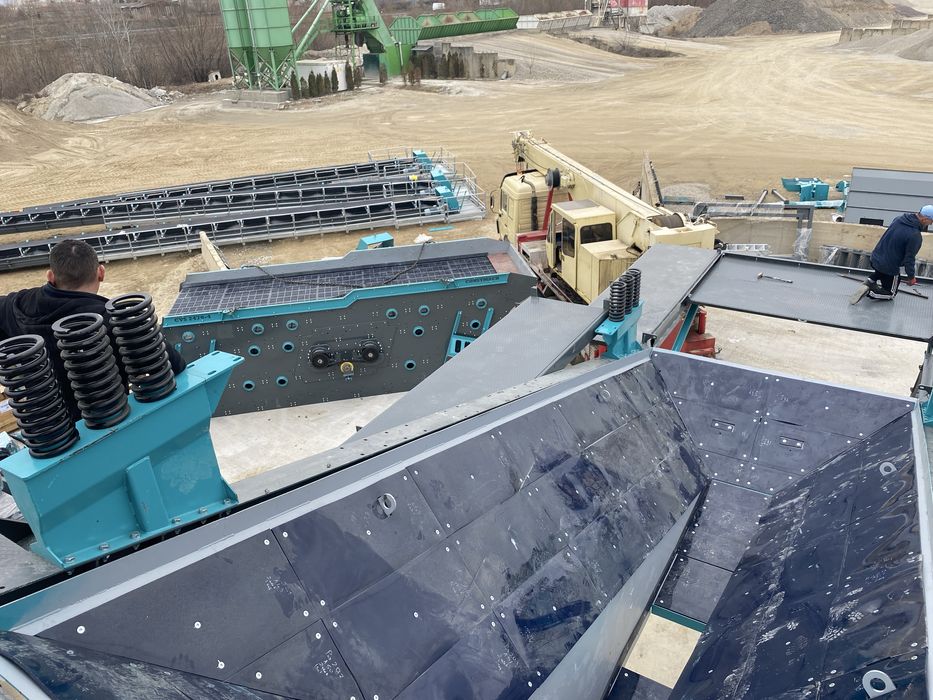 Statii sortare cu spalare, concasoare, hidrociclon,